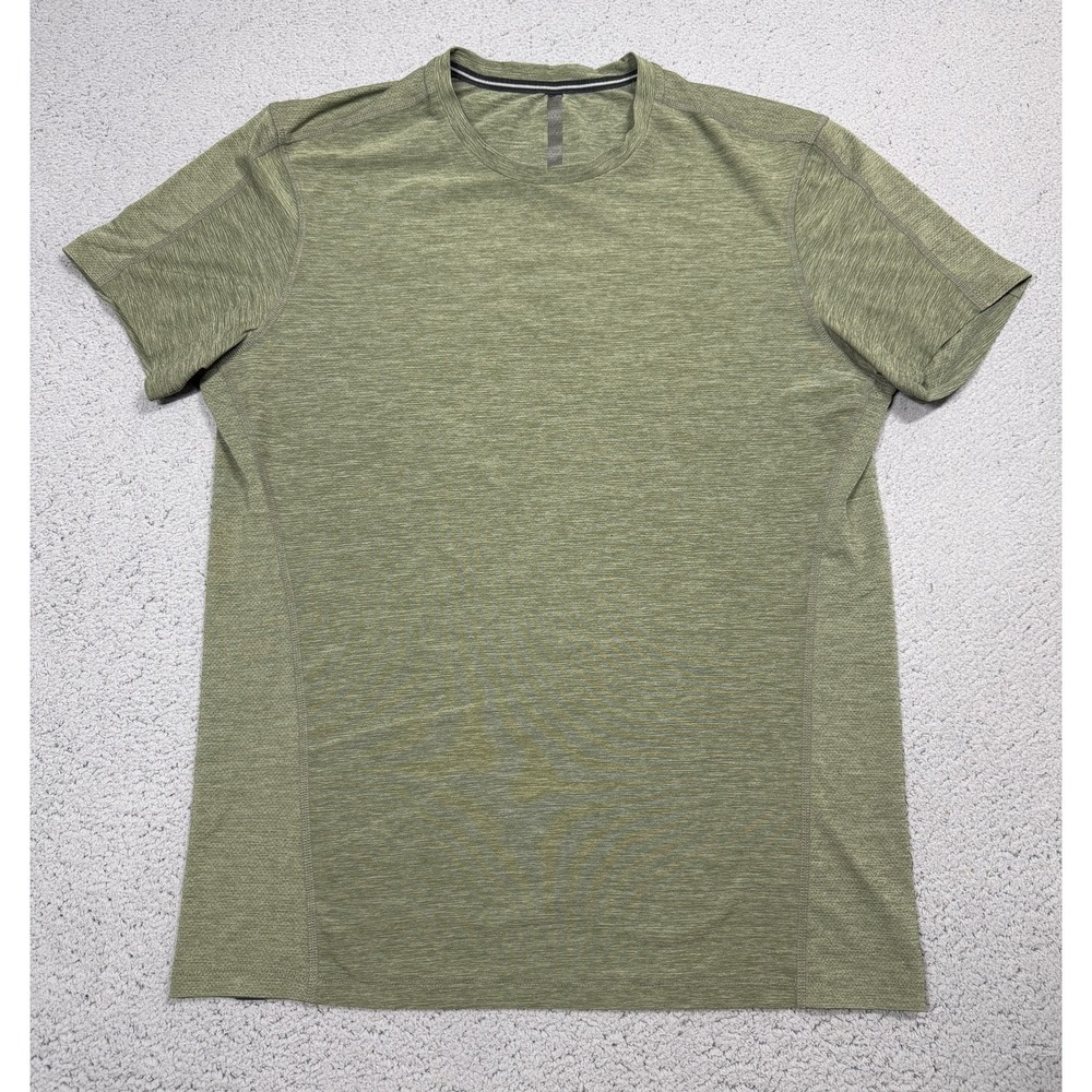 Ten Thousand‎ Versatile Shirt Mens Large Green Short Sleeve Athletic Gym Top